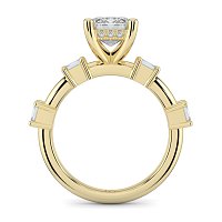 Ariel with Emerald Prong-Set on Band