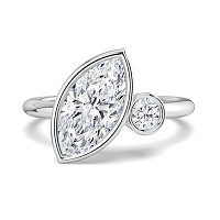 Selena Two Stones Assymetric