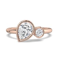 Selena Two Stones Assymetric