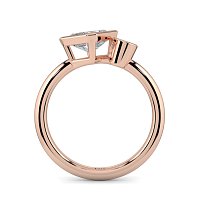 Selena Two Stones Assymetric