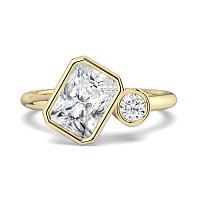 Selena Two Stones Assymetric