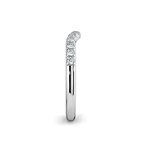 Pure Fancy Wedding Ring with Natural Diamonds 0.2ct Total Weight