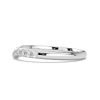 Pure Fancy Wedding Ring with Natural Diamonds 0.2ct Total Weight