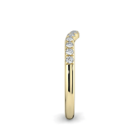 Pure Fancy Wedding Ring with Natural Diamonds 0.2ct Total Weight