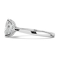 Tulip 3 Stones with Cathedral Band