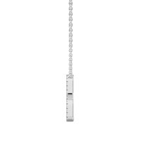 S Eternal Initial Pendant with Lab-Grown Diamonds and Attached Chain 0.08cts