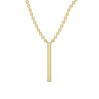I Eternal Initial Pendant with Lab-Grown Diamonds and Attached Chain 0.05cts
