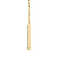 L Eternal Initial Pendant with Lab-Grown Diamonds and Attached Chain 0.05cts