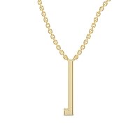L Eternal Initial Pendant with Lab-Grown Diamonds and Attached Chain 0.05cts