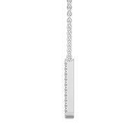 U Eternal Initial Pendant with Lab-Grown Diamonds and Attached Chain 0.09cts