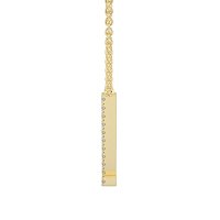 Z Eternal Initial Pendant with Lab-Grown Diamonds and Attached Chain 0.06cts
