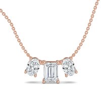 Trilogy Pendant with attached chain