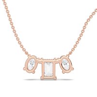 Trilogy Pendant with attached chain