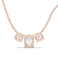 Trilogy Pendant with attached chain