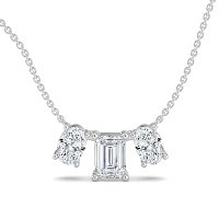 Trilogy Pendant with attached chain