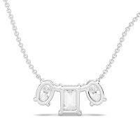 Trilogy Pendant with attached chain