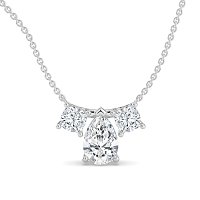 Trilogy Pendant with attached chain
