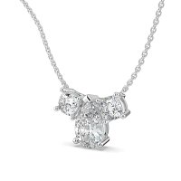 Trilogy Pendant with attached chain