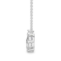 Trilogy Pendant with attached chain