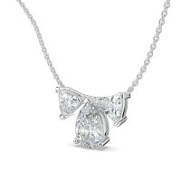 Trilogy Pendant with attached chain