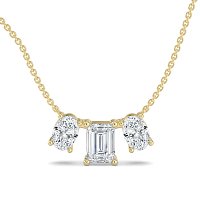 Trilogy Pendant with attached chain