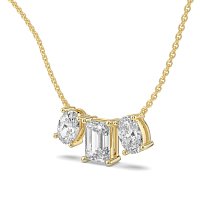 Trilogy Pendant with attached chain