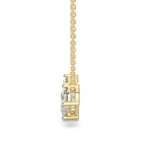 Trilogy Pendant with attached chain