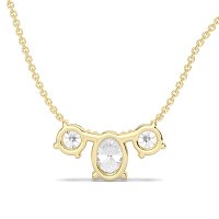 Trilogy Pendant with attached chain