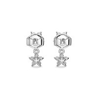 Earring Studs with Natural Diamonds 0.18cts Total Weight