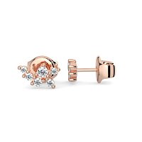 Earring Studs with Natural Diamonds 0.23cts Total Weight
