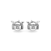 Earring Studs with Natural Diamonds 0.23cts Total Weight