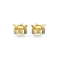 Earring Studs with Natural Diamonds 0.23cts Total Weight