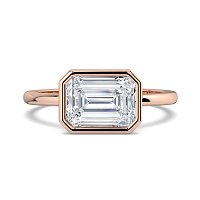 Lumen Emerald Engagement Ring