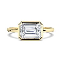 Lumen Emerald Engagement Ring