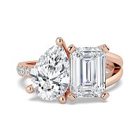 Toi&Moi with Half Split Band