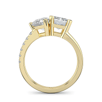 Toi&Moi 2 Stones Ring with IGI LG Diamonds 2.68cts Total Weight