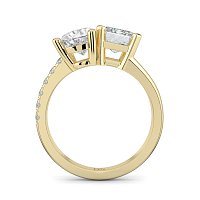 Toi&Moi 2 Stones Ring with IGI LG Diamonds 2.68cts Total Weight