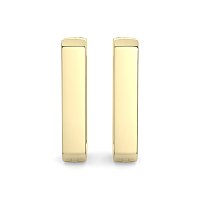 Earring Huggies with Natural Diamonds 0.70cts Total Weight