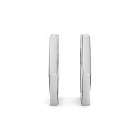 Earring Huggies with Natural Diamonds 0.18cts Total Weight