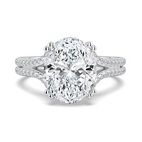 Dalia with Diamonds on Double Split Band