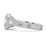 Dalia with Diamonds on Double Split Band