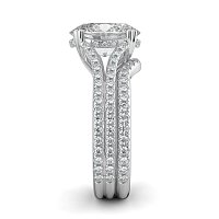 Dalia with Diamonds on Double Split Band