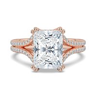 Dalia with Diamonds on Double Split Band