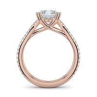 Dalia with Diamonds on Double Split Band