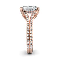 Dalia with Diamonds on Double Split Band
