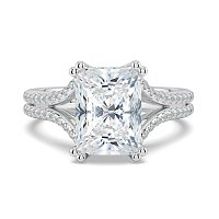 Dalia with Diamonds on Double Split Band