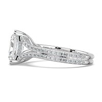 Dalia with Diamonds on Double Split Band