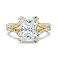 Dalia with Diamonds on Double Split Band