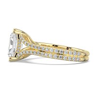 Dalia with Diamonds on Double Split Band