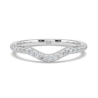 Dalia with Diamonds on Double Split Band